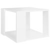 vidaXL Couchtisch Wei&szlig; 40x40x30 cm Holzwerkstoff