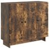vidaXL Sideboard Ger&auml;ucherte Eiche 89 x 34,5 x 80 cm Holzwerkstoff