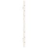 vidaXL Wand-Kopfteil Wei&szlig; 186x3x63 cm Massivholz Kiefer
