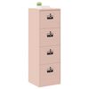 vidaXL Aktenschrank Rosa 44 x 50 x 106,5 cm Kaltgewalzter Stahl