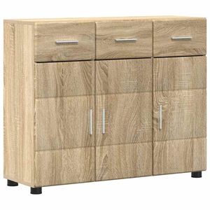 vidaXL Sideboard Sonoma-Eiche 88,5 x 30,5 x 73 cm Holzwerkstoff