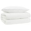 vidaXL G&auml;nsedaunen-Bettdecken-Set 90% FULDA 2 stk. 155 x 200 cm Wei&szlig;
