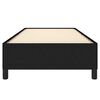 vidaXL Bettgestell ohne Matratze Schwarz 100x200 cm Stoff