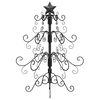 vidaXL Metall Weihnachtsbaum Schwarz 60 cm Pulverbeschichteter Stahl