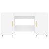 vidaXL Schreibtisch Weiß 140x50x75 cm Holzwerkstoff