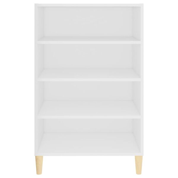 vidaXL Sideboard Weiß 57x35x90 cm Holzwerkstoff