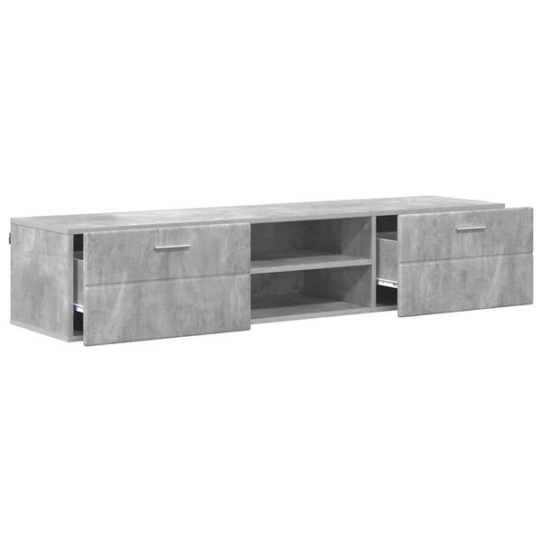 vidaXL Holzschrank Beton Grau 150 x 39 x 30 cm Holzwerkstoff