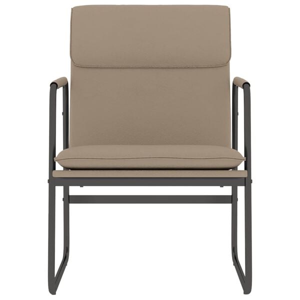 vidaXL Loungesessel Cappuccino-Braun 55x64x80 cm Kunstleder