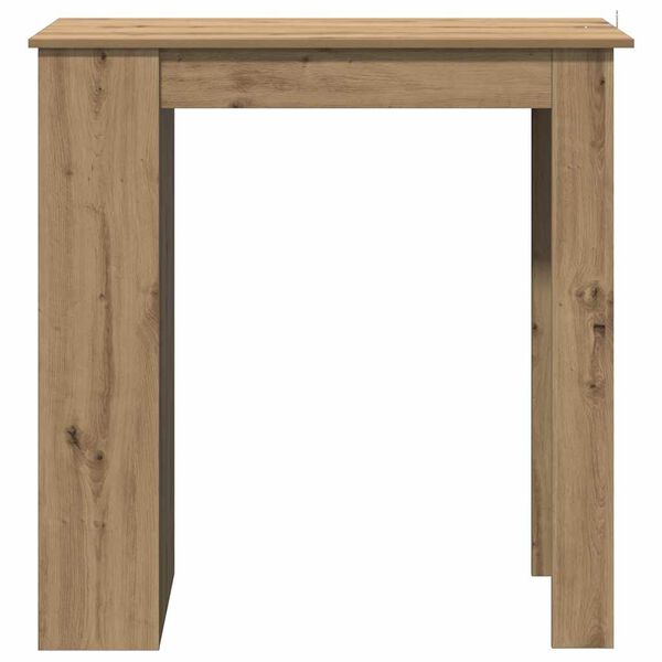 vidaXL Bartisch mit Regal Artisan-Eiche 102x50x103,5 cm Holzwerkstoff