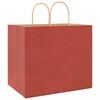 vidaXL Papiertragetaschen 50 Stk. mit Henkeln Rot 32x22x28 cm