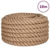 vidaXL Juteseil 10 m L&auml;nge 50 mm St&auml;rke