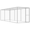 vidaXL Katzenk&auml;fig 4,5x1,5x1,5 m Verzinkter Stahl