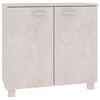 vidaXL Sideboard HAMAR Wei&szlig; 85x35x80 cm Massivholz Kiefer