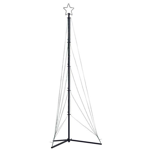 vidaXL LED Weihnachtsbaum 525 LEDs Warmweiß 302 cm