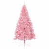 vidaXL K&uuml;nstlicher vorbeleuchteter Weihnachtsbaum Rosa 240 cm PVC