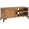 vidaXL TV-Schrank Braun 90x30x40 cm Massivholz Kiefer
