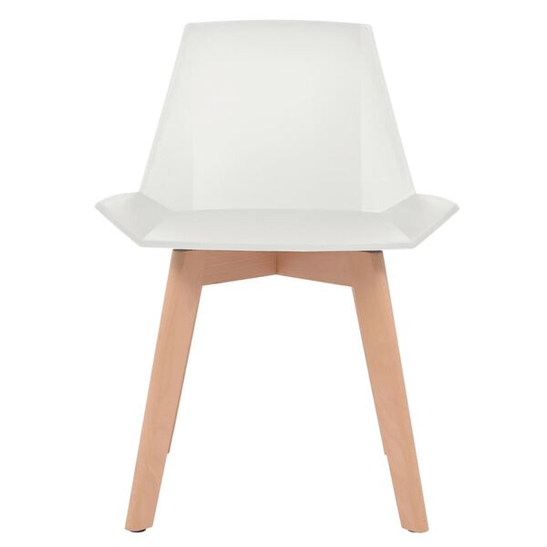 vidaXL Esszimmerst&uuml;hle 4 Stk. Wei&szlig; Kunststoff