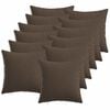 vidaXL Kissenbezug 12 stk. HEERLEN Taupe 45 x 45 cm Stoff