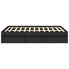 vidaXL Bettgestell Schwarz 120x200 cm