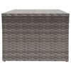 vidaXL Couchtisch Grau 100x50x40 cm Poly Rattan