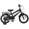 vidaXL Kinderfahrrad 16 Zoll f&uuml;r 4-6 Jahre alt Schwarz