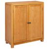 vidaXL Schrank mit Speicher Braun 80 x 35 x 95 cm Massives Eichenholz