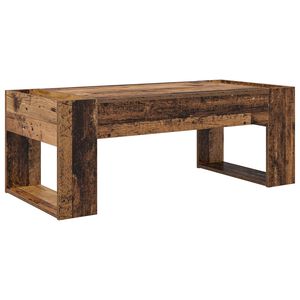 vidaXL Couchtisch Altholz 110 x 50 x 41 cm Holzwerkstoff