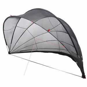 vidaXL Pool-Dome 592 x 590 x 275 cm 185T Polyester mit PU-Beschichtung