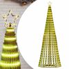 vidaXL LED Weihnachtsbaum 475 LEDs Warmwei&szlig; 247 cm