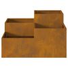 vidaXL Gartenblumentopf Rostig 80 x 80 x 48 cm