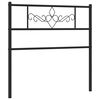 vidaXL Ersatz-Kopfteil Metall Schwarz 75 cm