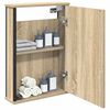 vidaXL Badezimmer-Spiegelschrank Braun 42 x 12 x 60 cm Holzwerkstoff
