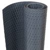 vidaXL Balkon-Sichtschutz Anthrazit 500x90 cm Poly Rattan