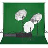 vidaXL Fotostudio-Set mit Beleuchtung und Hintergrund
