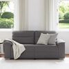 vidaXL 2-Sitzer-Sofa Grau 180x81x84 cm Kunstleder