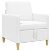vidaXL Sofa mit Stauraum Wei&szlig; 72 x 78 x 87 cm Polyester
