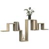 vidaXL Wandregal Sonoma-Eiche 104,5x10x43 cm Holzwerkstoff