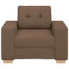vidaXL Sofa-Sessel Braun 100x78x80 cm Stoff