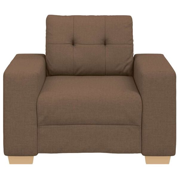 vidaXL Sofa-Sessel Braun 100x78x80 cm Stoff