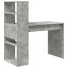 vidaXL Schreibtisch Beton Grau 113 x 54 x 120 cm Holzwerkstoff