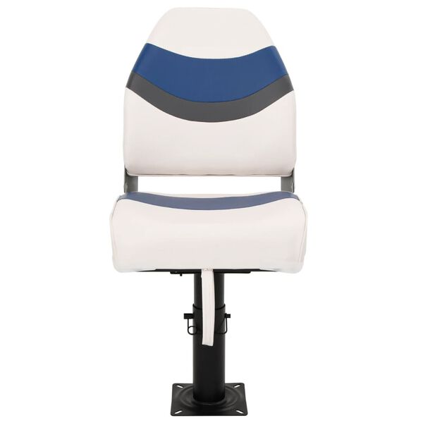 vidaXL 2-tlg. Bootssitz-Set Klappbar Hohe R&uuml;ckenlehne