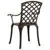 vidaXL 5-tlg. Bistro-Set Aluminiumguss Bronzen