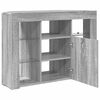 vidaXL Eck-LED-TV-Schrank Graues Sonoma 100x40x68cm Holzwerkstoff