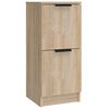 vidaXL Sideboards 3 Stk. Sonoma-Eiche Holzwerkstoff