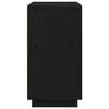 vidaXL Sideboard Schwarz Eichen-Optik 80 x 40 x 75 cm Holzwerkstoff