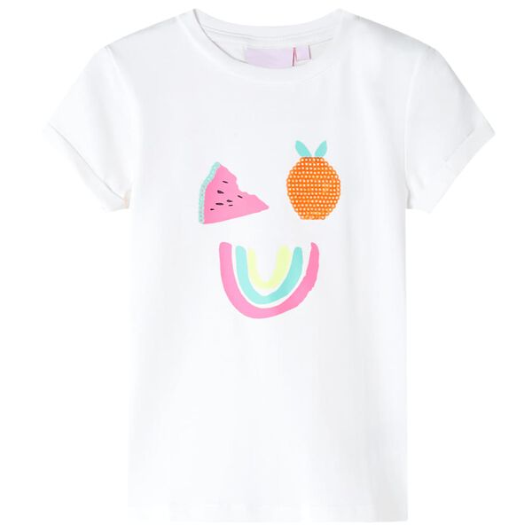 Kinder-T-Shirt Ecru 140