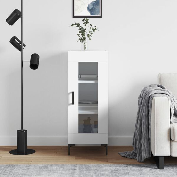 vidaXL Sideboard Wei&szlig; 34,5x34x90 cm Holzwerkstoff