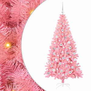 vidaXL Weihnachtsbaum Rosa 180 cm PVC