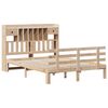 vidaXL Massivholzbett mit Regal ohne Matratze 140x200 cm Kiefer