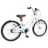 vidaXL Kinderfahrrad 18 Zoll f&uuml;r 5-7 Jahre alt Wei&szlig;